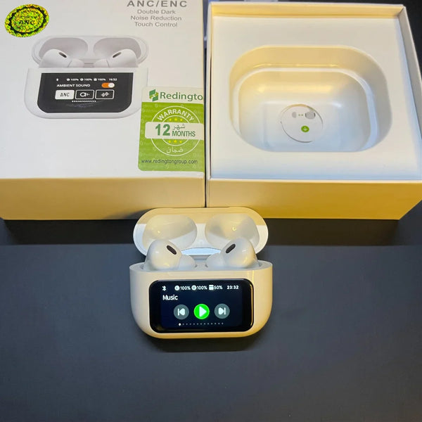 A9 Pro Touch Screen ANC Earbuds